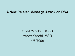 A Related-Message Attack on RSA