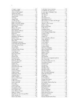 songbook - white horse folk club beverley