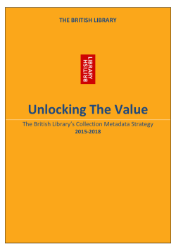 British Library`s Collection Metadata Strategy