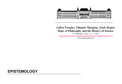 epistemology