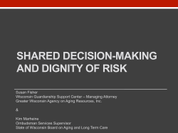 shared decision-making and dignity of risk