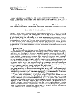 Computational Aspects of Bulk-Service Queueing System with