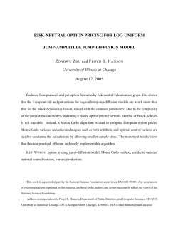 Risk-Neutral Option Pricing for Log-Uniform Jump