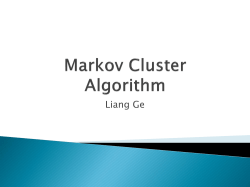 Markov Clustering Algorithm