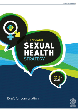 Queensland Sexual Health Strategy 2016