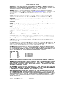 Louisburg Soccer Club Coaches