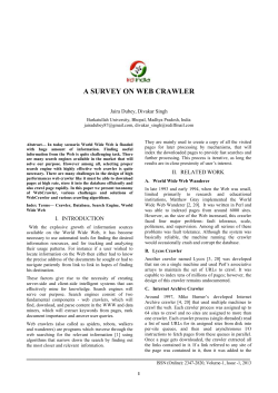 iv. taxonomy of web crawler
