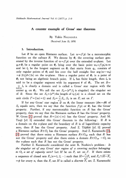 A counter example of Gross` star theorem