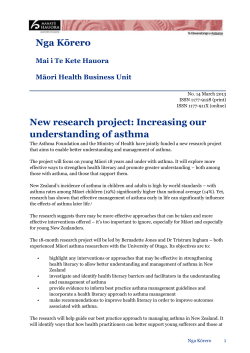 maori health business unit sept 2013