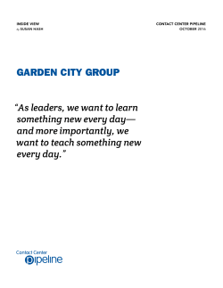 - Garden City Group