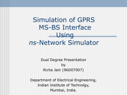 Simulation of GPRS MS-BS Interface Using Ns