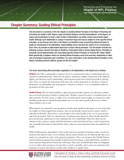 Chapter Summary: Guiding Ethical Principles