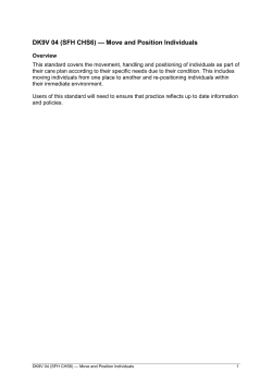 DK9V 04 (SFH CHS6) &mdash; Move and Position Individuals