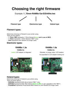 Choosing the right firmware