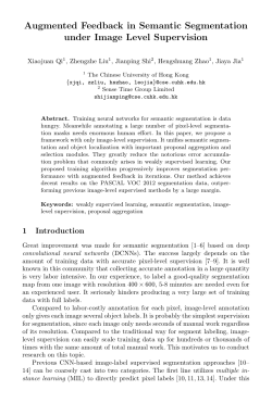 Augmented Feedback in Semantic Segmentation