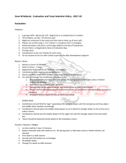 Evaluation and Team Selection Policy