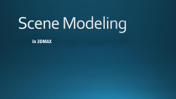Scene Modeling - Computer Graphics Bremen