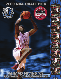 2008-09 Saint Joseph`s Player Bios AHMAD
