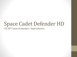 CIS 587 Game Evaluation