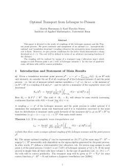 Optimal Transport from Lebesgue to Poisson