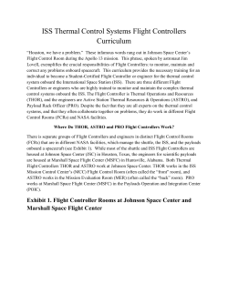 Introduction to ISS Mission Control