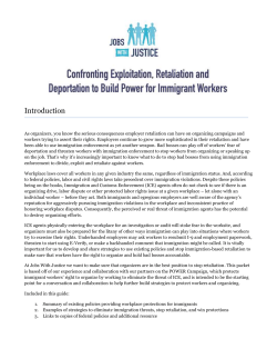 Strategies to Stop the Threat of Retaliation