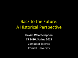 PowerPoint - Cornell Computer Science