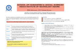 Applications are invited for admission to the Doctor of Philosophy