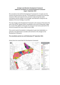 Strategic Land Allocation
