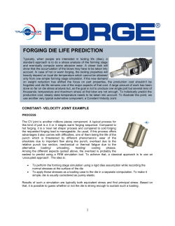 Forging Die life prediction
