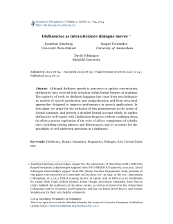 Disfluencies as intra-utterance dialogue moves