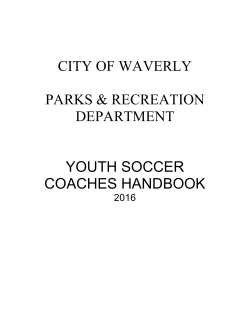 Micro Soccer coaches handbook
