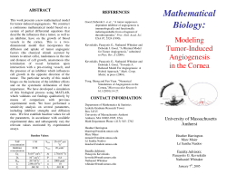 Mathematical Biology:
