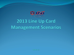 2013 Playing Rule Changes