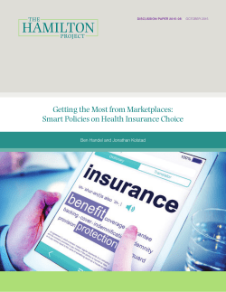 Smart Policies on Health Insurance Choice