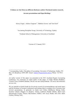 Evidence on why firms use different disclosure outlets: Purchased