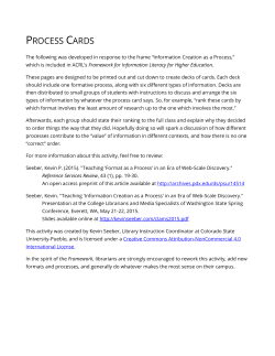 process cards - Kevin Seeber