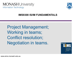 Process Modelling - Information Management and Systems