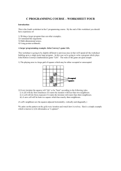 c programming course &ndash; worksheet one