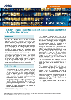 KPMG Flash News