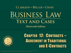 Clarkson, Business Law 13th