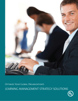 LEARNING MANAGEMENT STRATEGY SOLUTIONS