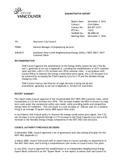 SEFC NEU 2017 Customer Rates