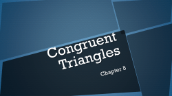 Congruent Triangles