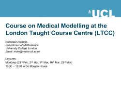 Medical Modelling