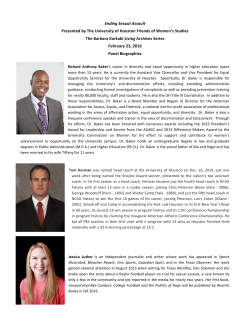 Ending Sexual Assault Presented by The University of Houston