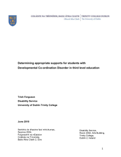 Definition - Trinity College Dublin