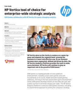 Rapid data analysis | IT case study | GSN Games | HP