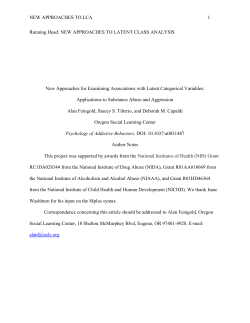 Running Head: LINKING LATENT VARIABLES