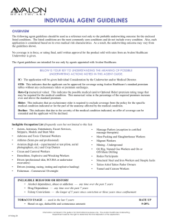 individual agent guidelines